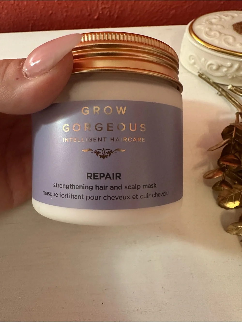 Repair Strengthening Hair & Scalp Mask - Pink